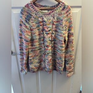 LOFT Sweater. Size M multi colored, warm